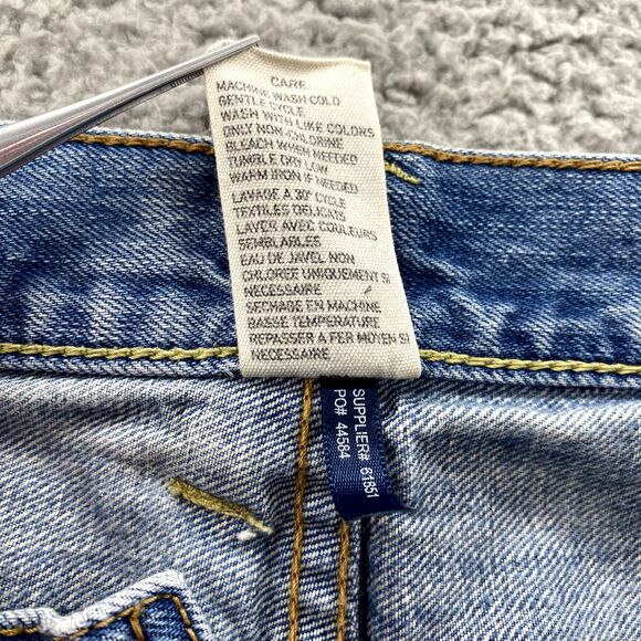 Polo Ralph Lauren Vintage 67 Jeans Mens 35x31* Light Baggy 90's Distressed Denim - Picture 13 of 16